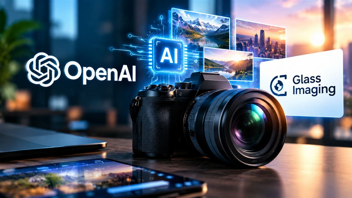 OpenAI compraría Glass Imaging: qué significa para la imagen de drones, teléfonos y cámaras pequeñas