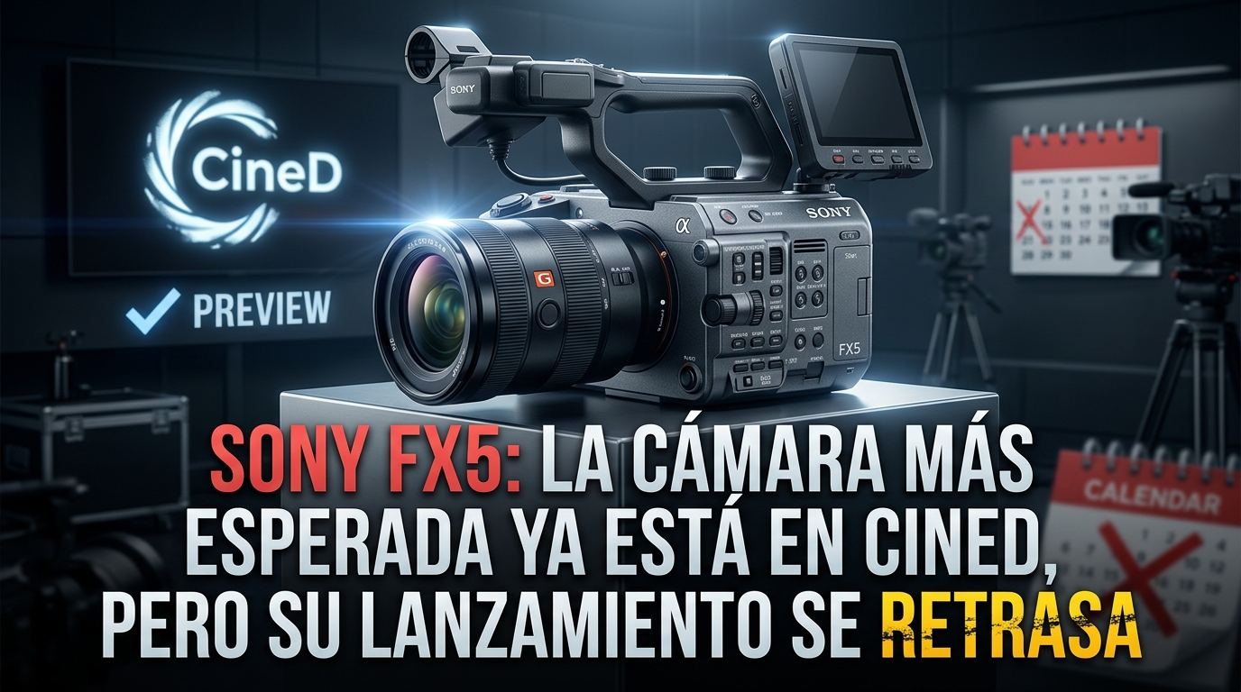 Sony FX5: la cámara más esperada ya está en CineD, pero su lanzamiento se retrasa